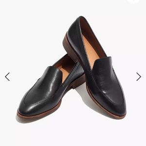 Madewell Black leather The france loafers 7